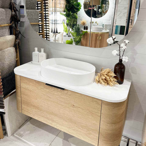 Bondi Natural Oak Single Basin Vanity