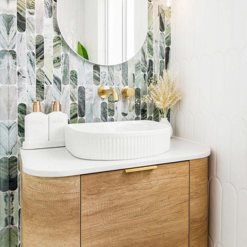 Bondi Natural Oak Single Basin Vanity