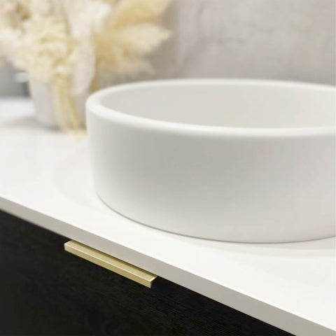 Bondi Black Oak Single Basin Vanity