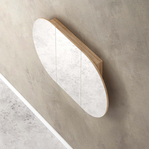 Bondi Natural Oak Shaving Cabinet