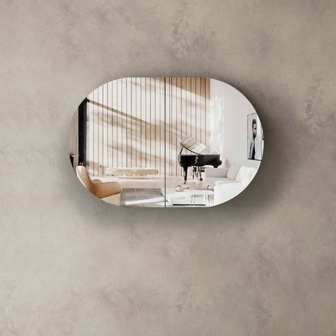 Bondi Natural Oak Shaving Cabinet Shaving Cabinet Otti Australia 900mm