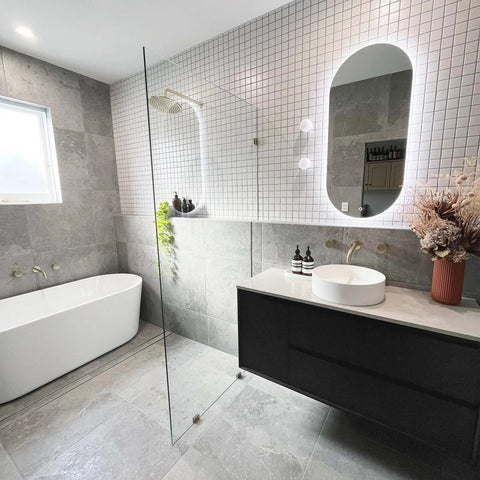 Byron Black Oak Single Basin Vanity