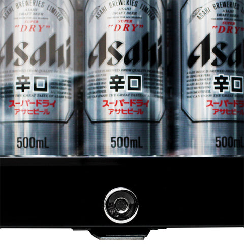 Schmick Glass Door Mini Bar Fridge With Lock - 38 Cans - Model HUS-SC50AB