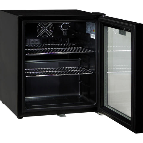 Schmick Glass Door Mini Bar Fridge With Lock - 38 Cans - Model HUS-SC50AB