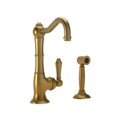 Single-Lever Kitchen Tap with Side Spray — Swivel Spout | Tivoli