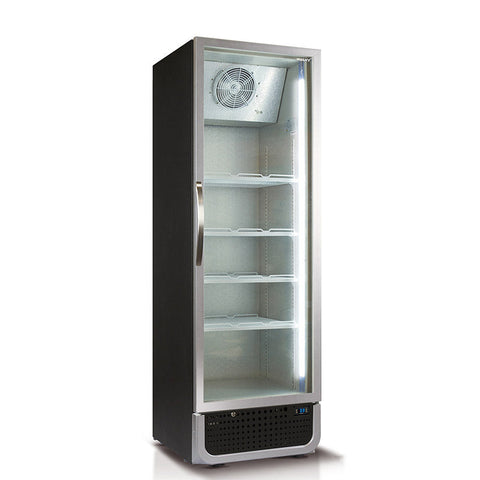 486L Glass Door Display Fridge in Black (C5PRO-H-BK-AU-HU)