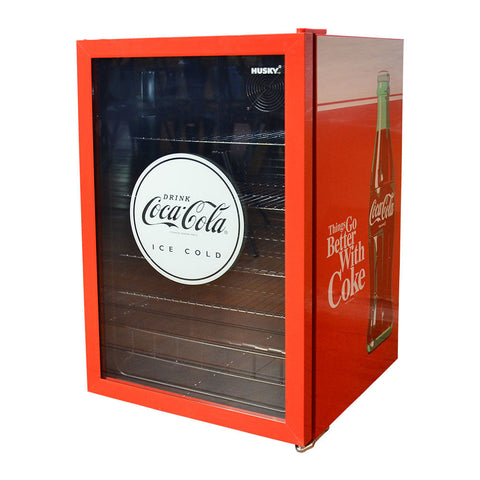 130L Coca-Cola Branded Glass Door Bar Fridge (CKK130-168-AU-HU.1)