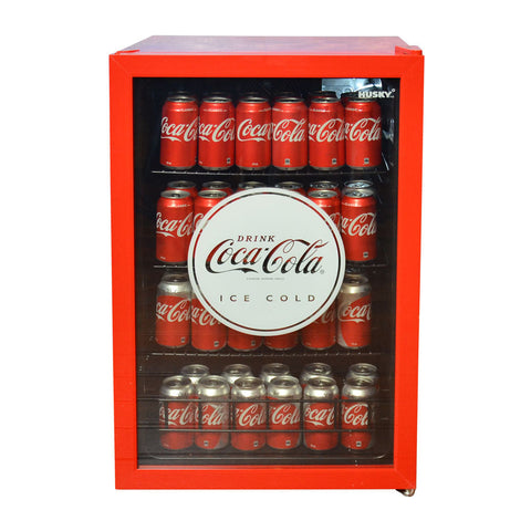 130L Coca-Cola Branded Glass Door Bar Fridge (CKK130-168-AU-HU.1)