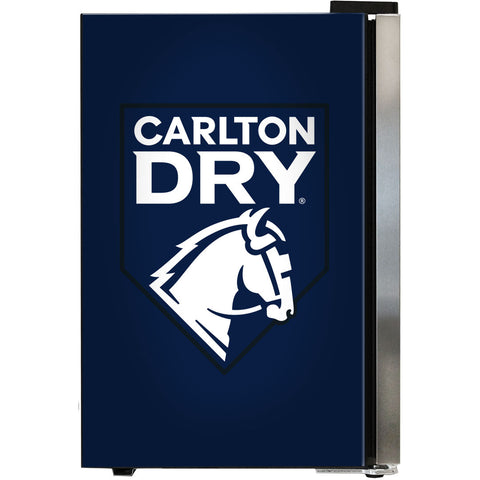 Carlton Dry Tropical Glass Door Mini Bar Fridge - 80 Cans Left Hinged EC68L-SSH-DRY - Model EC68L-SSH-DRY