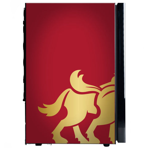 Carlton Draught v3 Branded Glass Door Bar Fridge With Cool Frosted Door Logo - Model SC70-B-DRAUGHT-V3