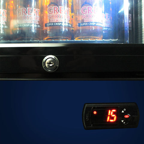 Carlton Dry Branded Skinny Upright Bar Fridge - Model SS-P160-DRY (2025 design)