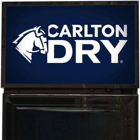 Carlton Dry Branded Skinny Upright Bar Fridge - Model SS-P160-DRY (2025 design)