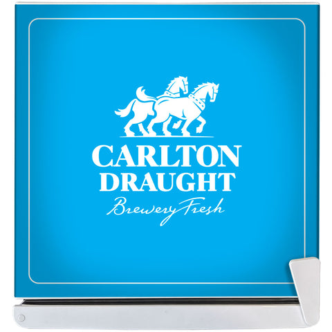 Carlton Draught 'Original' Logo Retro Mini Bar Fridge - Model BC46W-DRAUGHT-V2