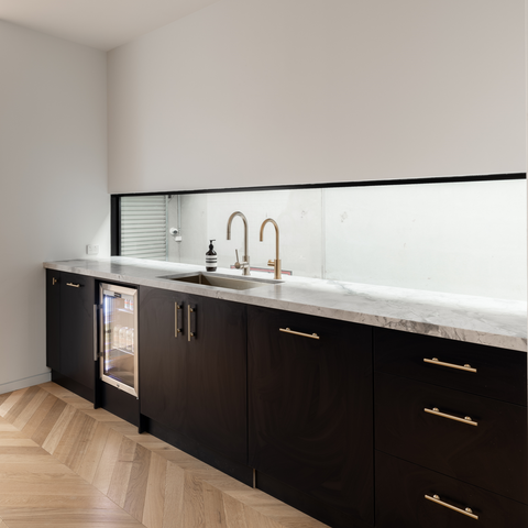 Cassia Solid Brass Handle | Satin Brass