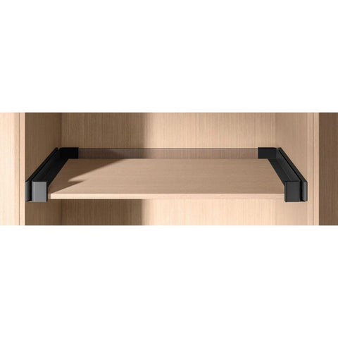 Conero Pull Out Drawer with Flock Inserts 72H Finish: Black / Grey Internal Depth: 475mm Supplied with: 1 x pair of 72mm high sides2 x tinted safety glass panels1 x pair of undermount runnersFlock Trays: 1 x interior flock base1 x jewellery & ring tray1*/