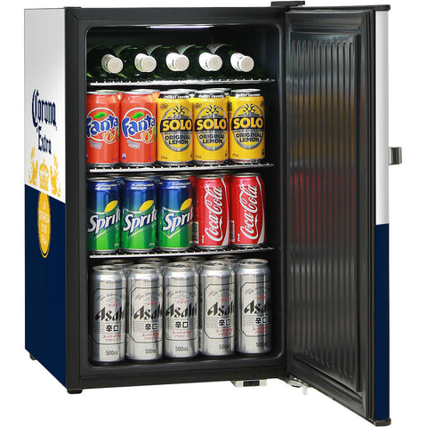 Corona Retro Mini Bar Fridge 70 Litre Schmick Brand With Opener - Model BC70B-CORONA-V1