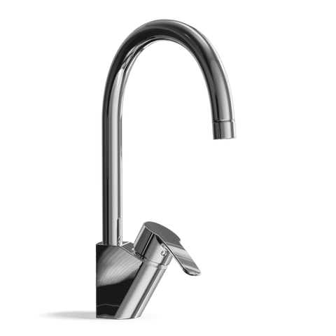 Single-Lever Kitchen Tap — Swivel Spout | Lazzale