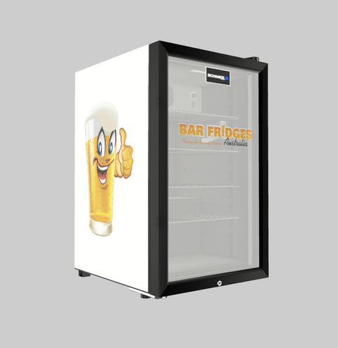 FULLY CUSTOMISABLE 70L FRIDGE - YOUR FRIDGE, YOUR WAY Introducing the New Revolutionary customisable BAR FRIDGES AUSTRALIA- 360 degree 3D Fridge designer - an absolute game changer from our PIMP MY FRIDGE division. This fully customisable 3D Fridge design
