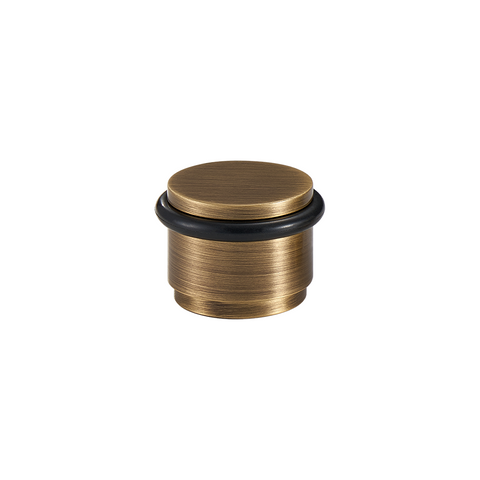 Smooth Solid Brass Bumper Door Stop | Bronze