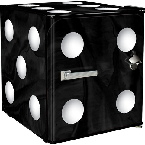 Retro Dice Design Mini Bar Fridge - A Great Gift Idea - ModelBC46B-DICE