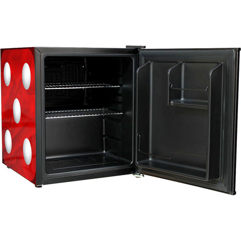 Retro Dice Design Mini Bar Fridge - A Great Gift Idea - ModelBC46B-DICE