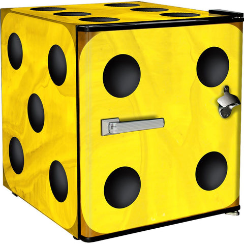Retro Dice Design Mini Bar Fridge - A Great Gift Idea - ModelBC46B-DICE