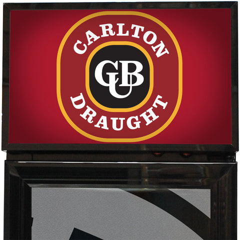 Carlton Draught Branded Skinny Upright Bar Fridge - Model SS-P160-DRAUGHT