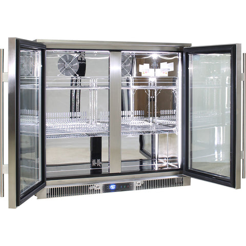 Outdoor Rhino ENVY Bar Fridge Coldest Beer 43ºC+ Best Alfresco 316 Marine Grade Stainless Steel Body - Model ENV2H-SD