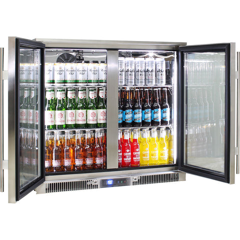 Outdoor Rhino ENVY Bar Fridge Coldest Beer 43ºC+ Best Alfresco 316 Marine Grade Stainless Quiet With No Condensation - Model ENV2H-SS