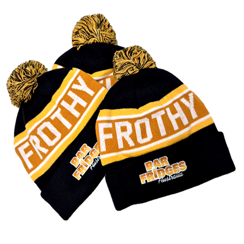 FROTHY BEANIE - Embrace the Cold! (FREEBIE ON US) Introducing the FROTHY Beanie Embrace the chill! Featuring premium materials that promise to keep you warm while you're enjoy a cold one! (Check out Product Only)