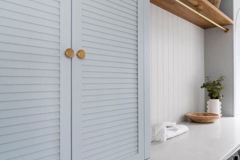 Hans Solid Brass Handle | Satin Brass