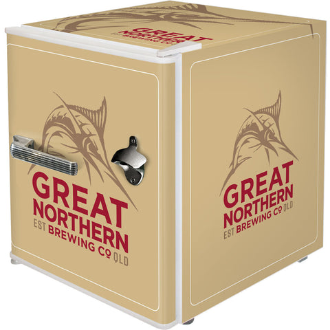 Great Northern Retro Mini Bar Fridge - Model BC46W-GNBC-GOLD