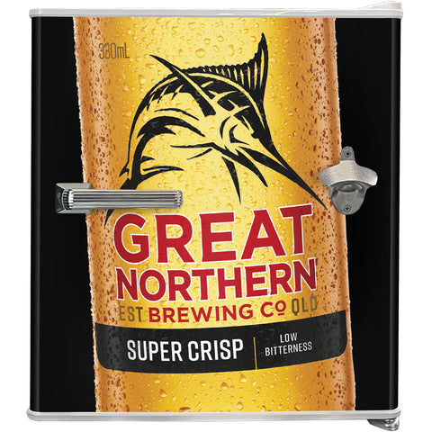 Great Northern Retro Mini Bar Fridge Crisp Design - Model BC46W-GNBC-CRISP