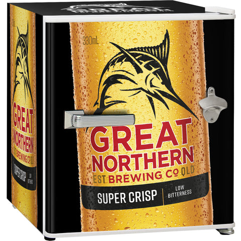 Great Northern Retro Mini Bar Fridge Crisp Design - Model BC46W-GNBC-CRISP