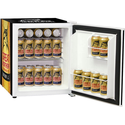 Great Northern Retro Mini Bar Fridge Crisp Design - Model BC46W-GNBC-CRISP
