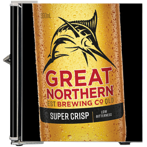 Great Northern Retro Mini Bar Fridge Crisp Design - Model BC46W-GNBC-CRISP