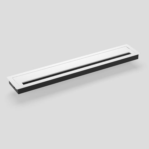 Luna Cable Entry – Aluminium, Soft-Close, White