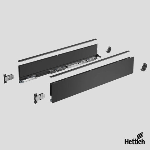 Hettich AvanTech YOU drawer, Anthracite, no runners