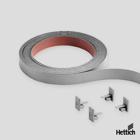 Hettich SlideLine M – Front-Mounted Track for Overlay Doors