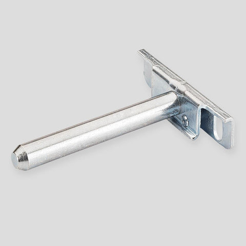 Floating shelf support - Ø12mm x 105mm steel, 300mm shelf max, 1 pc