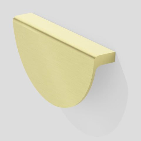 Handle Style 390.G – Half Moon, Semi-Circle – Brushed Brass Look / Gold