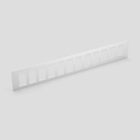Vent, Aluminium, Rectangular - Satin aluminium