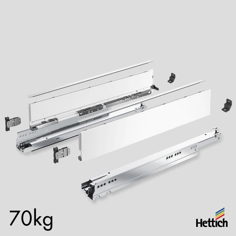 Hettich AvanTech YOU Drawer, Actro Silent 70kg, White