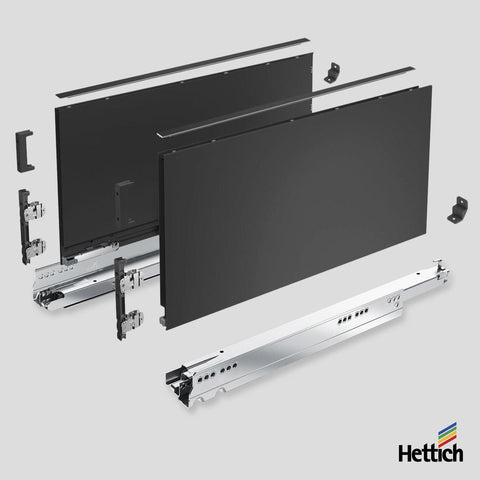 Hettich AvanTech YOU Drawer – Anthracite, Actro Silent 40kg