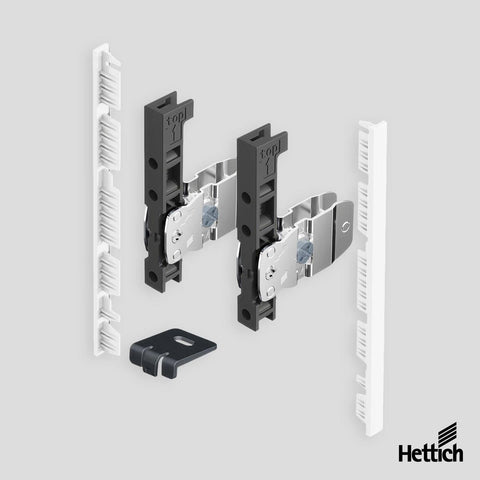 Hettich AvanTech YOU Internal drawer front, height for illumination, White
