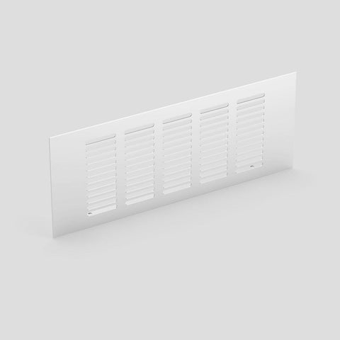Vent, Aluminium, Rectangular - Satin aluminium