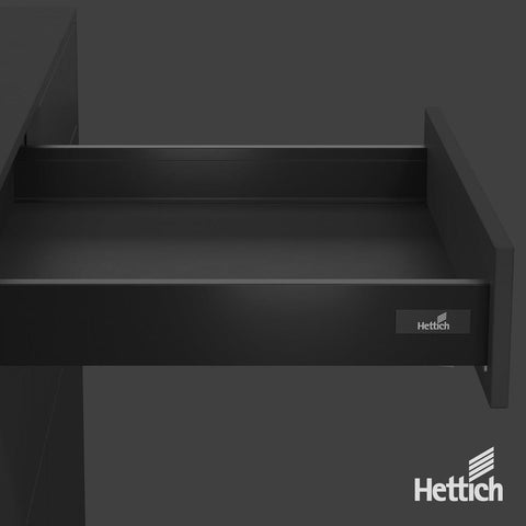 Hettich Atira Drawer – 30kg Silent – Anthracite
