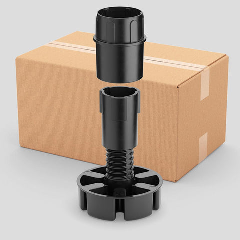 Cabinet Leg / Feet, Two Heights In One, 90 - 170mm