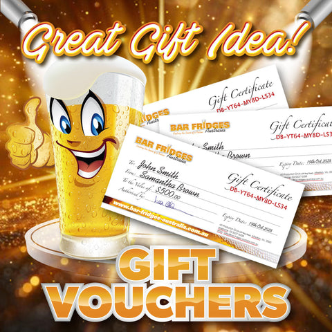 Gift Voucher - Great Gift Idea Bar Fridges Australia Gift Voucher
