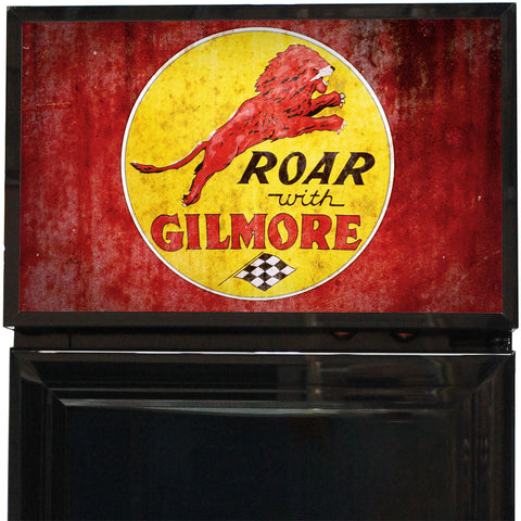 Gilmore Fuel Pump Branded Skinny Upright Bar Fridge - Model SS-P160-FP-GILMORE